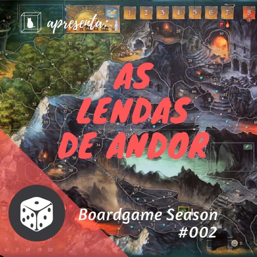 Arte das lendas de andor do podcast caixinha quantica