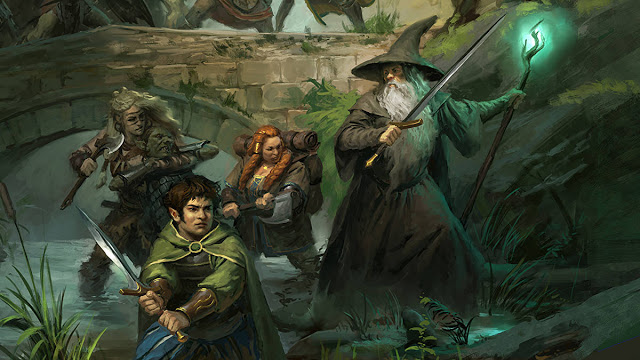 imagem da arte do jogo the one ring rpg notícia do caixinha quântica podcast