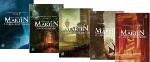 livros da saga a Guerra dos Tronos, imagens da capa, excelentes livros de fantasia