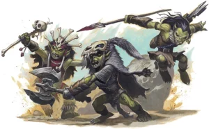 Goblins são montros de baixo nível para usar em D&D RPG de Mesa