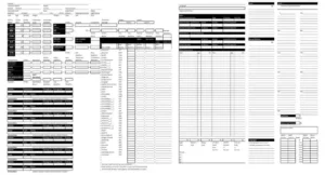 Differences between the 3.5 and 5e editions of the Dungeons & Dragons 3.5 Character Sheet