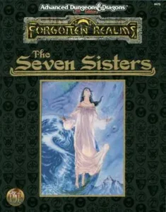 foto do manual das sete irmãs ou seven sisters de forgotten realms em personagens de D&D famosos